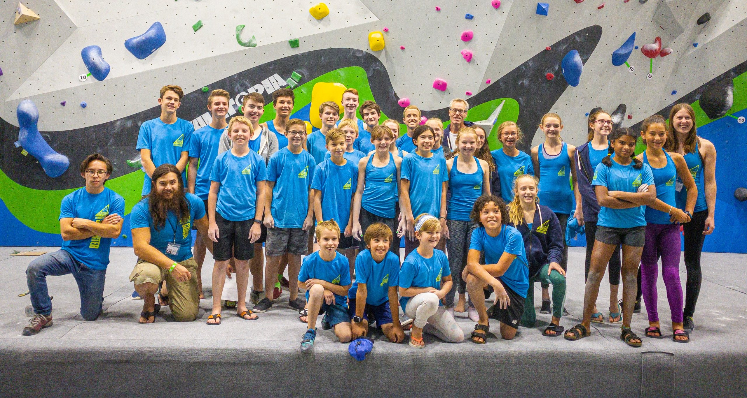 Team Ascent attending a local bouldering competition at another Front Range gym.