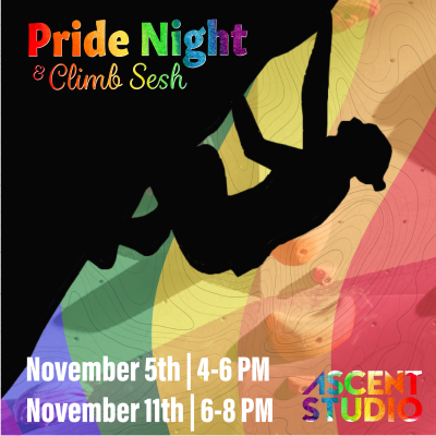 Pride Night & Climb Sesh Nov 2022